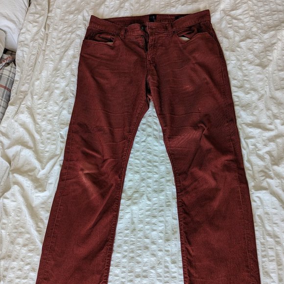 Gap Corduroy Red Pants - Picture 1 of 8